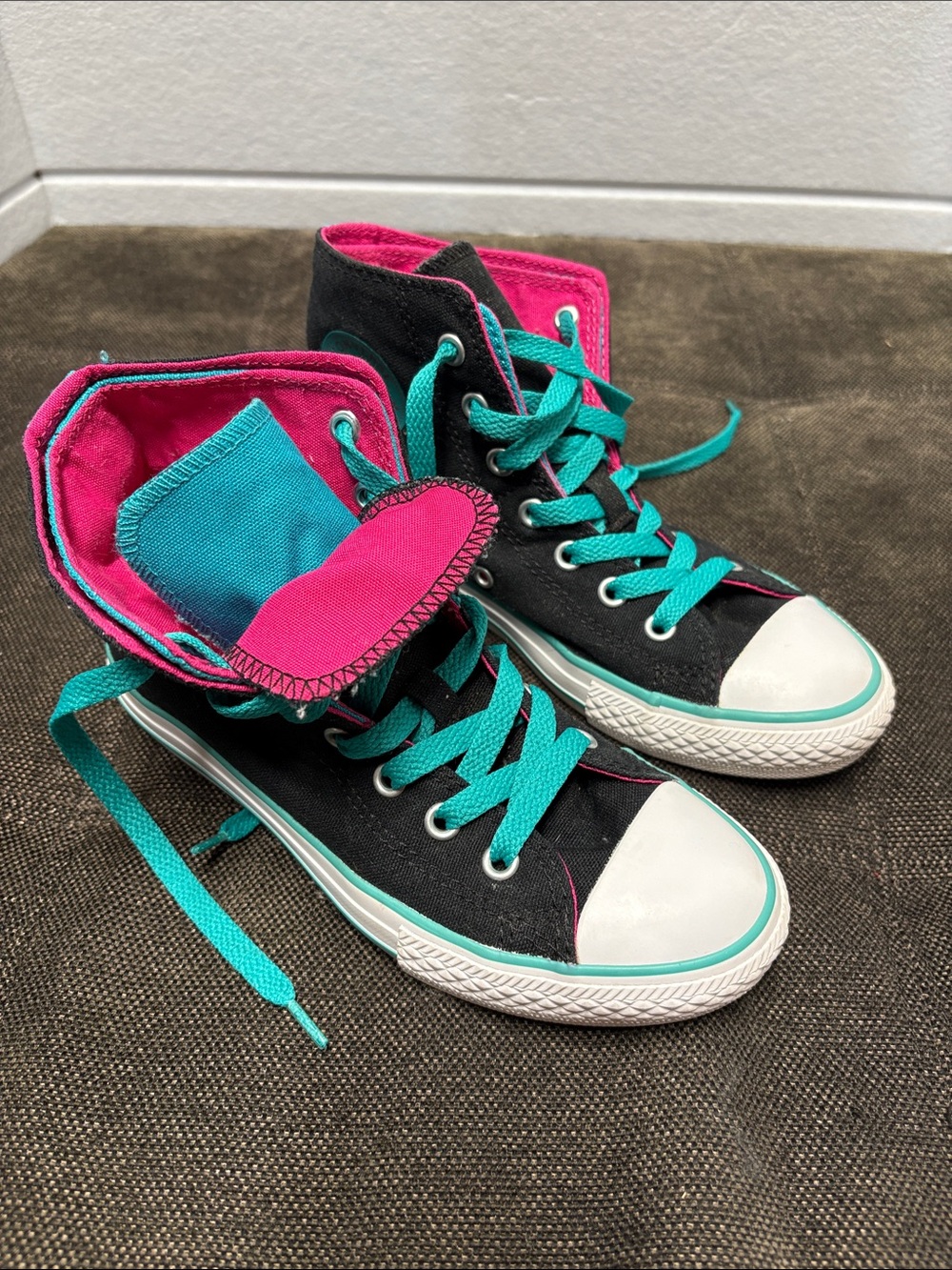 Converse Girls’ Chuck Taylor Two Fold High Top Sneakers